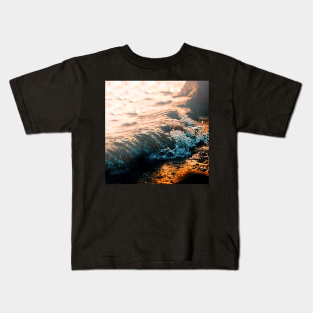 Japan - 'Sunset Wave' Kids T-Shirt by LittleJapan